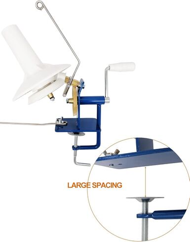 بكرة غزل يدوية 10 أوقية سعة خيوط يدوية بكرة اللفاف مناسبة للخيوط/الألياف/الصوف/سلسلة الكرة اللفاف مع إبر بلاستيكية وما إلى ذلك in Kuwait