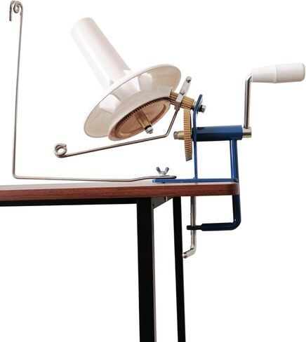 بكرة غزل يدوية 10 أوقية سعة خيوط يدوية بكرة اللفاف مناسبة للخيوط/الألياف/الصوف/سلسلة الكرة اللفاف مع إبر بلاستيكية وما إلى ذلك in Kuwait