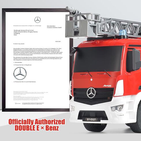 DOUBLE E التحكم عن بعد نصف شاحنة بنز معتمدة للتحكم عن بعد مقطورة شاحنة RC شاحنة حفارة لعبة RC جرار لعبة مركبة هندسية إلكترونية مع الصوت والضوء in Kuwait