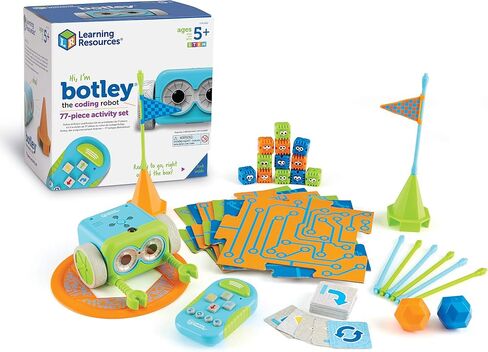 Learning Resources Botley The Coding Robot - 45 Pieces, Ages 5+ Screen- Free Coding Toys, Coding STEM Toy for Kids, Coding for Kids in Saudi Arabia