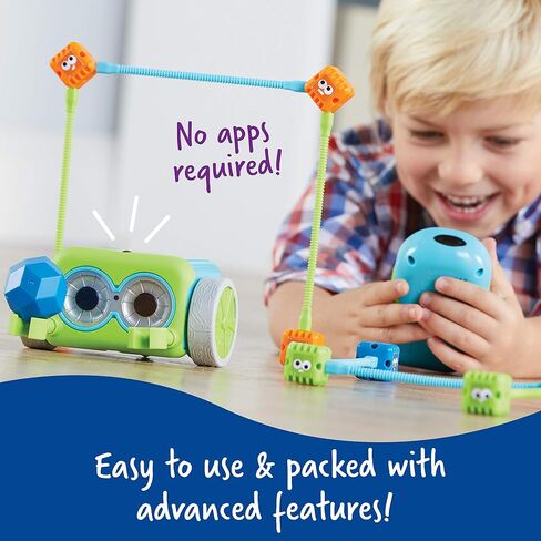 Learning Resources Botley The Coding Robot - 45 Pieces, Ages 5+ Screen- Free Coding Toys, Coding STEM Toy for Kids, Coding for Kids in Saudi Arabia