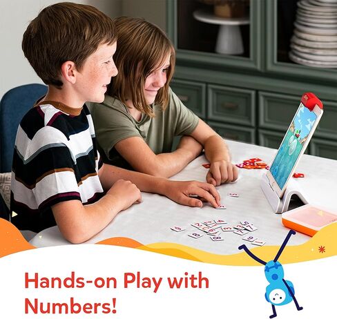 Osmo - كلمات عبقرية + أرقام + قاعدة للكمبيوتر اللوحي الناري (للأعمار من 6 إلى 10 أعوام) in Kuwait