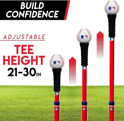 Franklin Sports MLB Adjust-A-Hit T-Ball Set Blue/Red, 5 - 18 years includes Tee, Ball, & Bat in Saudi Arabia