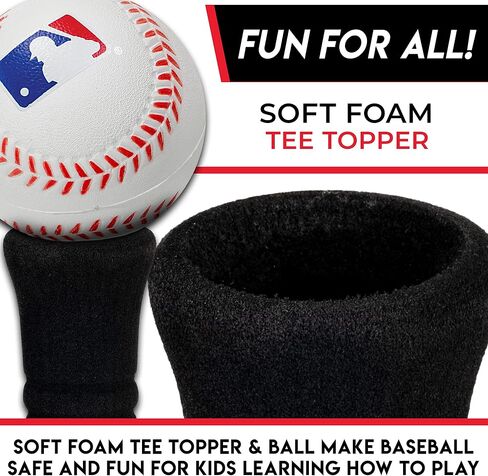 Franklin Sports MLB Adjust-A-Hit T-Ball Set Blue/Red, 5 - 18 years includes Tee, Ball, & Bat in Saudi Arabia