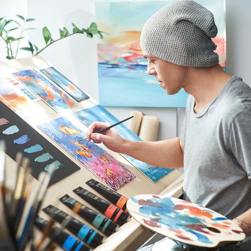 لوحات قماشية للرسم من أرتيزا، عبوة من 14 قطعة، 5 × 7 بوصات، لوحات قماشية فنية بيضاء فارغة، 100% قطن، 8 أوقية جيسو معدة، لوازم فنية للبالغين والمراهقين، لصب الأكريليك والرسم الزيتي in Saudi Arabia