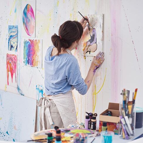 لوحات قماشية للرسم من أرتيزا، عبوة من 14 قطعة، 5 × 7 بوصات، لوحات قماشية فنية بيضاء فارغة، 100% قطن، 8 أوقية جيسو معدة، لوازم فنية للبالغين والمراهقين، لصب الأكريليك والرسم الزيتي in Saudi Arabia