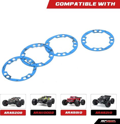 ار سي اي دبليو دي ترقيات حشية التفاضلية غير الاسبستوس من كراتون 8S وOutcast 8S لـ 1/5 ARRMA 8S Parts #ARA310936 in Saudi Arabia