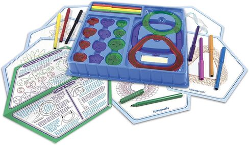 جهاز رسم التنفس - مجموعة فنية لرسم الأشكال الممتعة - جهاز رسم التنفس الكلاسيكي يلعب بأشكال جديدة - للأعمار من 8 سنوات فما فوق in Kuwait