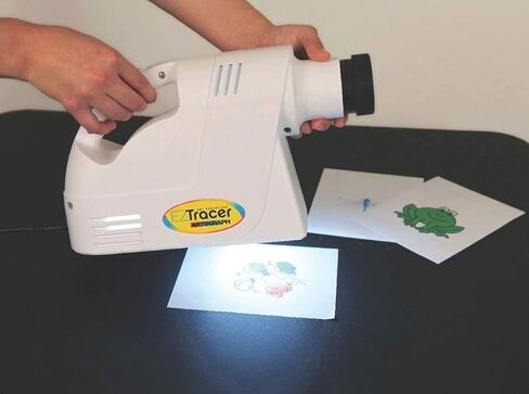 جهاز عرض Artograph EZ Tracer غير الشفاف لإعادة إنتاج الصور على الحائط أو القماش | ورق كانسون للتتبع 9X12 25 رطل 50 ورقة in Kuwait