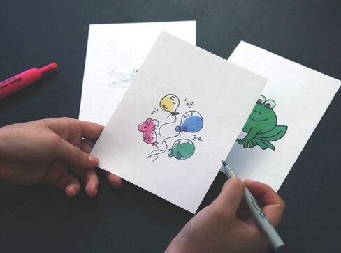 جهاز عرض Artograph EZ Tracer غير الشفاف لإعادة إنتاج الصور على الحائط أو القماش | ورق كانسون للتتبع 9X12 25 رطل 50 ورقة in Kuwait