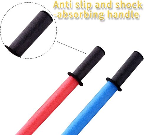 سيوف إسفنجية من Voccim مقاس 17 بوصة للأطفال - 8 قطع سلاح الفارس المحارب وسيف القرصان العملاق مجموعة ألعاب التظاهر للأولاد والبنات هدية للأطفال الصغار، اللعب في الهواء الطلق in Kuwait