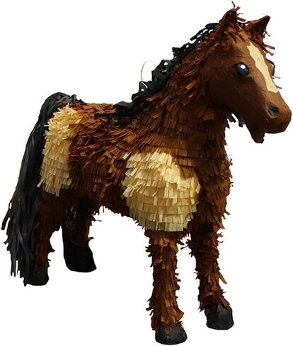 Pinatas 3D Horse Party Game, Decoration & Photo Prop - Brown/Tan in Kuwait