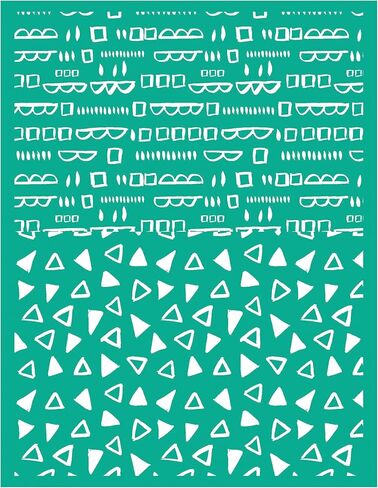 BOOLOOEN ذاتية اللصق استنسل الشاشة الحريرية معجون الطباشير مجموعة المبتدئين 21 قطعة، شبكة نقل طلاء معجون الطباشير لطلاء الاستنسل على الخشب DIY تي شيرت الشرفة علامة ديكور المزرعة in Kuwait