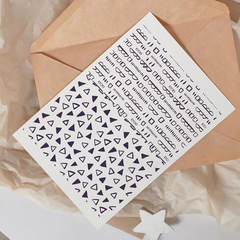 BOOLOOEN ذاتية اللصق استنسل الشاشة الحريرية معجون الطباشير مجموعة المبتدئين 21 قطعة، شبكة نقل طلاء معجون الطباشير لطلاء الاستنسل على الخشب DIY تي شيرت الشرفة علامة ديكور المزرعة in Kuwait