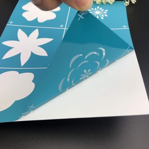 Alinacutle Flower Background Silkscreen Stencil,Reusable Self-Adhesive Silk Screen Printing, for Printing on Wood/Fabric/Paper, Home Decoration, 8.5" x 11" in Saudi Arabia