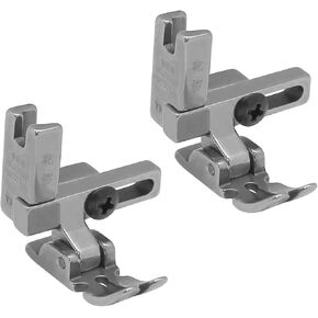 YEQIN 2Pcs Plastic Universal Presser Foot #T3 Three-in-One Multifunctional Presser Foot Adjustable Left and Right Unilateral Presser Foot for Flat Car Sewing Machine in Kuwait