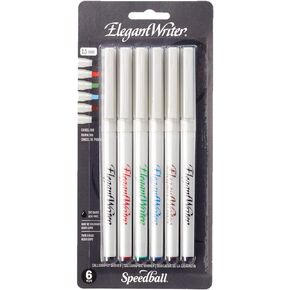 Speedball Art Products Elegant Writer Calligraphy Marker Set (12 Pack), 1.3mm (2821)