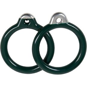 Swing Set Stuff Commercial Round Trapeze Rings with SSS Logo Sticker, Green in Kuwait