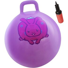 WALIKI Hopper Ball for Kids 3-6 | Hippity Hop Ball | Jumping Hopping Ball | Relay Races | Purple 18" in Kuwait