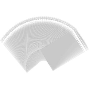 A PLUS MAX أكمام شفافة كريستالية سميكة بدون أكياس تخزين حمضية، حقيبة شفافة للختم لمطبوعات الصور الفنية، حصائر تأطير غير لامعة، 4 × 6 بوصات (100 وحدة) in Kuwait