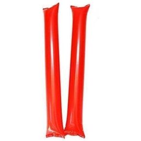 عصي الرعد (احمر) - عصا نفخ للملعب بام بام تشير عصا نفخ عصا تصدر ضوضاء كرة السلة وكرة القدم تصدر ضوضاء وهدايا الحفلات (احمر) in Kuwait