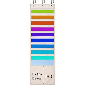 12 × 12 وحدة تخزين ورقية، منظم تعليق الباب للفينيل، أوراق HTV، البطاقات، سجل القصاصات، حامل حصيرة القطع، عبوة من 4 قطع in Kuwait