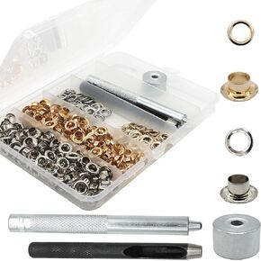 Raydodo 3/16 Inch Eyelets Brass Grommet Kit with Tool in Saudi Arabia