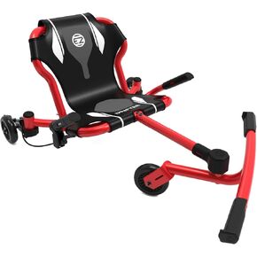 لعبة الركوب الجديدة Drifter-X من إيزي رولر للأعمار من 6 سنوات فما فوق، حتى 150 رطل. - أحمر
