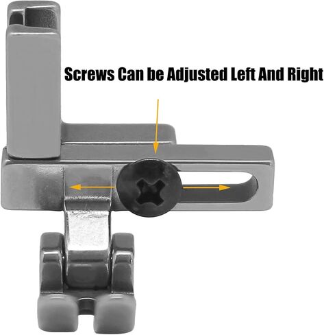 YEQIN 2Pcs Plastic Universal Presser Foot #T3 Three-in-One Multifunctional Presser Foot Adjustable Left and Right Unilateral Presser Foot for Flat Car Sewing Machine in Saudi Arabia