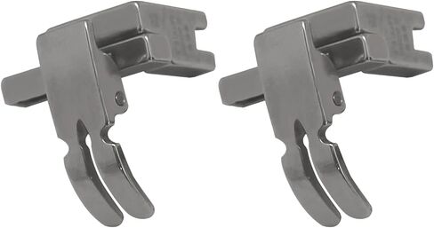 YEQIN 2Pcs Plastic Universal Presser Foot #T3 Three-in-One Multifunctional Presser Foot Adjustable Left and Right Unilateral Presser Foot for Flat Car Sewing Machine in Saudi Arabia