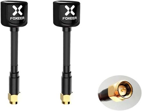 Foxeer Lollipop 4 5.8G 2.6DBi Omni FPV Antenna RHCP SMA for 250 4-5 inch Carbon Fiber Racing Quad Quadcopter Drone FPV Transmitter (2pcs) in Saudi Arabia