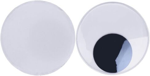 DECORA 3 Inch Large Sized Plastic Wiggle Googly Eyes with Self Adhesive for Crafts Set of 4 in Saudi Arabia