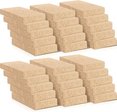 Ripeng 30 Pcs Fire Bricks 3200F for Stove Forge Kiln, 9 x 4.5 x 0.75 Inch in Saudi Arabia
