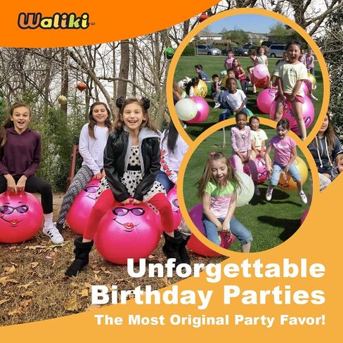 WALIKI Hopper Ball for Kids 3-6 | Hippity Hop Ball | Jumping Hopping Ball | Relay Races | Purple 18" in Kuwait