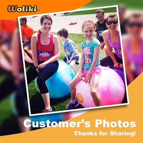 WALIKI Hopper Ball for Kids 3-6 | Hippity Hop Ball | Jumping Hopping Ball | Relay Races | Purple 18" in Kuwait