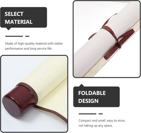 Chinese Calligraphy Blank Hanging Scrolls Drawing Scrolls Paper Office Hanging Wall Blank Scrolls 1Pc Coffee in Kuwait