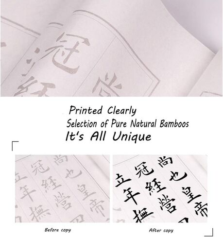 IZEO Chinese Calligraphy Paper Book Calligraphy Handwriting Book Brush Exercises Book (Qian Zi Wen) in Saudi Arabia