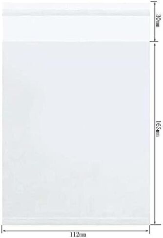 A PLUS MAX أكمام شفافة كريستالية سميكة بدون أكياس تخزين حمضية، حقيبة شفافة للختم لمطبوعات الصور الفنية، حصائر تأطير غير لامعة، 4 × 6 بوصات (100 وحدة) in Kuwait