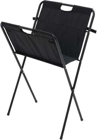 Pearington Folding and Collapsible Canvas Print Display Art Rack, 23.6" D x 21.7" W x 38.9" H, Black in Saudi Arabia