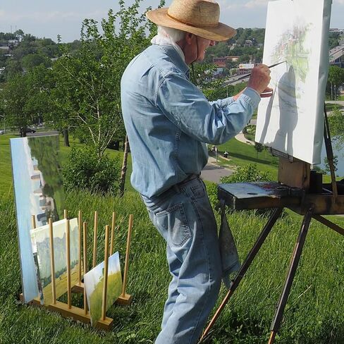 Fumingpal Art Storage Rack - 24 Inch Canvas Print Rack, Canvas Storage Rack, Drying Rack Art, Art Storage for Posters, Artwork, Prints, Canvas, Panels, Galleries, Studios & Storage in Kuwait