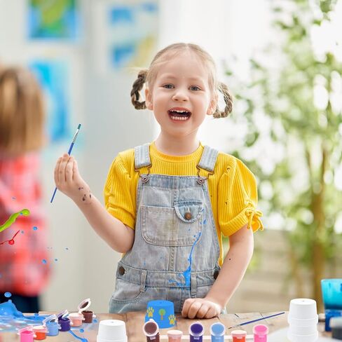 3-Pack Make A Wind Chime Kits - Arts & Crafts Construct & Paint Wind Powered Musical Chime DIY Gift for Kids, Boys & Girls in Kuwait