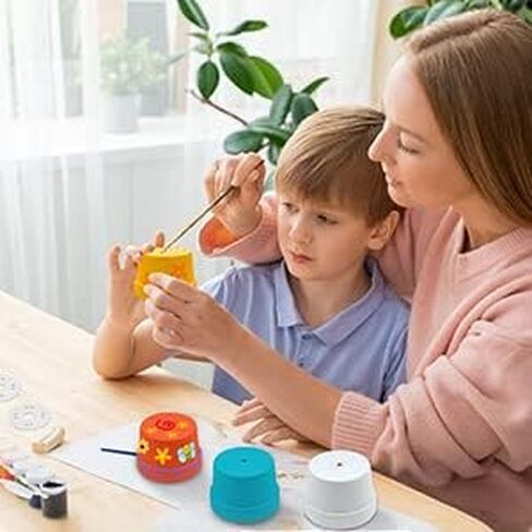 3-Pack Make A Wind Chime Kits - Arts & Crafts Construct & Paint Wind Powered Musical Chime DIY Gift for Kids, Boys & Girls in Kuwait