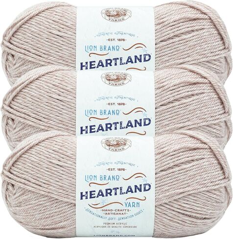 Lion Brand Yarn Heartland Yarn for Crocheting, Knitting, and Weaving, Multicolor Yarn, 1-Pack, Great Smoky Mountains in Saudi Arabia