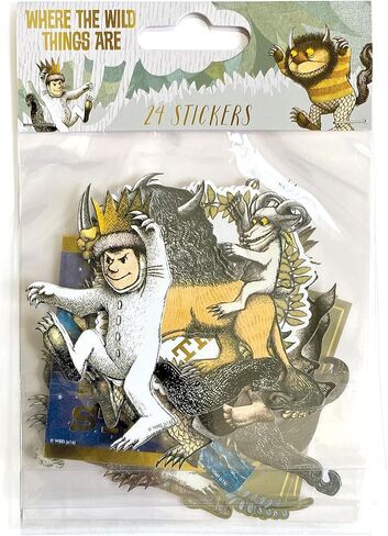 Paper House Productions Where the Wild Things Are 24-Piece Scrapbook Die-Cut Foil Accent Sticker Pack in Saudi Arabia