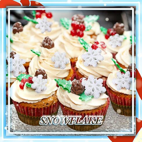 Sawysine 150 Pcs Mini Snowflakes for Crafts Glitter Resin Snowflakes Plastic Small Snowflake Ornaments with Storage Box for Christmas Winter Party Scrapbooking DIY Cake Home Decor 3 Size (Blue) in Kuwait