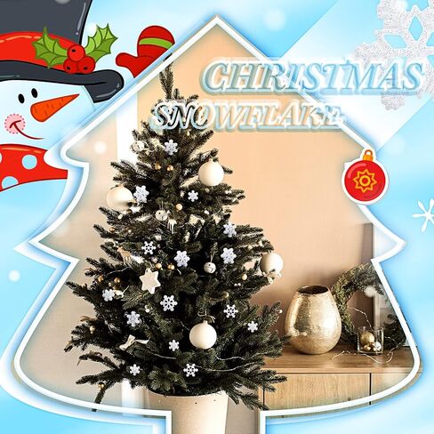 Sawysine 150 Pcs Mini Snowflakes for Crafts Glitter Resin Snowflakes Plastic Small Snowflake Ornaments with Storage Box for Christmas Winter Party Scrapbooking DIY Cake Home Decor 3 Size (Blue) in Kuwait