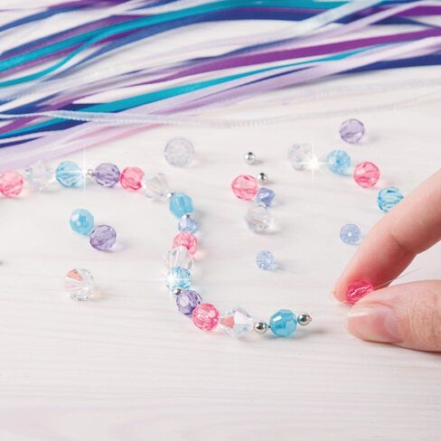 Make It Real: DIY Dreamcatcher - Purple Pink Blue Butterfly, 175 Piece All-in-One DIY Kit, Tweens & Girls, Bedroom Décor, Arts & Crafts, Make A Beautiful Hanging Bead Dreamcatcher, Kids Ages 8+ in Kuwait