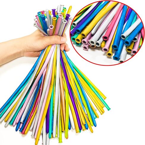 ASIYUHY 260 Balloons Clear Long Balloons 100 Pack Twisting Animal Balloon in Kuwait