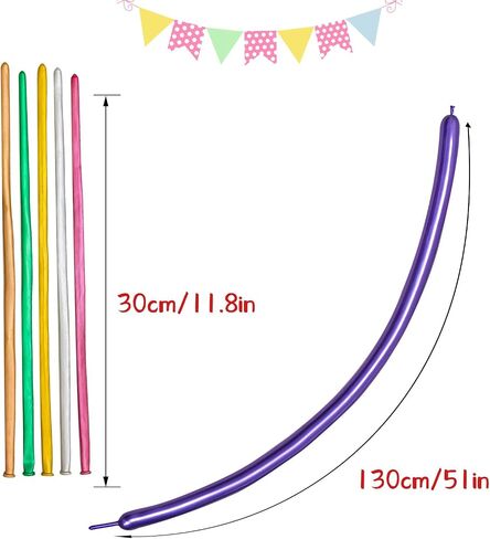 ASIYUHY 260 Balloons Clear Long Balloons 100 Pack Twisting Animal Balloon in Kuwait