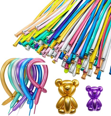 ASIYUHY 260 Balloons Clear Long Balloons 100 Pack Twisting Animal Balloon in Kuwait